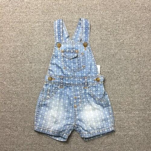 Summer Baby Boys Girls Denim Shorts Jeans Soft Newborn Jumpsuits Jeans toddler jumpsuit Baby shorts Infant Overalls 6-24M