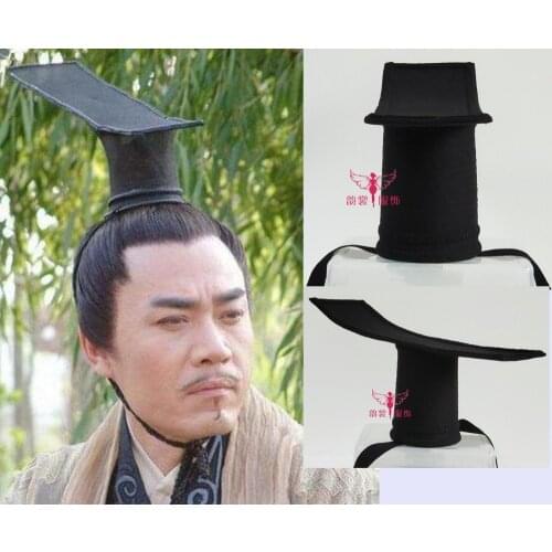 3 Designs Hair Crown Piece Liu Bang Hair Tiara Hanfu Headpiece 2 colors for TV Play The Great Han Dynasty Emperor Chen Baoguo