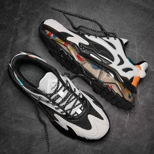 Mens Breathable Winter Running Shoes 2020 Newest TPU Popcorn Thick Bottom Sneakers Outdoor Valuable Walking Jogging Shoes