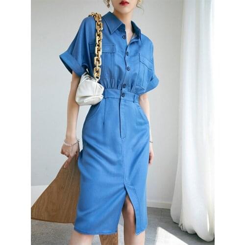 Korean style summer new style dress a55387
