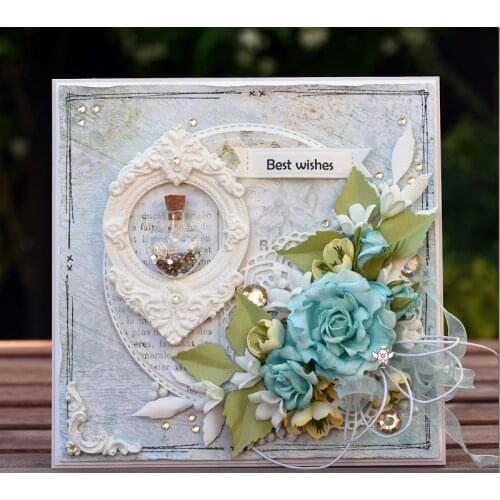 Mmao Crafts Metal Steel Cutting Dies New Flower leaf decoration Stencil For DIY Scrapbooking Paper/photo Cards Embossing Dies