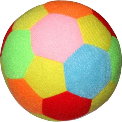 9.5/11.5/15.5cm Cotton Sponge Football Ball Soft Indoor Outdoor Soccer Toy