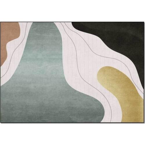 New style 200*300cm modern Nordic minimalist green living room bedroom bedside carpet floor mat customization
