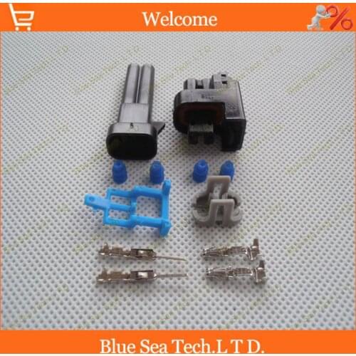 Sample,2 sets 2Pin Oil nozzle plug,Fuel spray nozzle connector,Car waterproof connector for SGMW,HRV,Corsa etc.Methanol refit