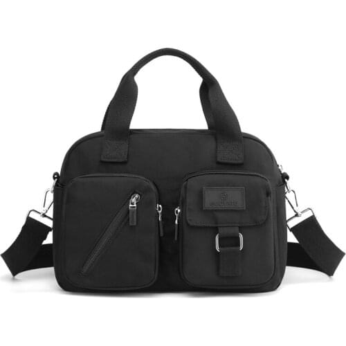 Women Nylon Shoulder Bag Crossbody Bags Waterproof Multi-pocket Zipper Top-handle Bag Luxury Handbags Designer Tote Shopper bag