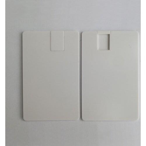 100 Pieces No Printing ABS Plastic card USB Shell they suitable for Short UDP USB2.0 flash It is no memory chip