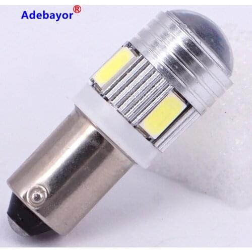 100X Wholesale ba9s 5630 5730smd 6Led t10 ba9s lamps led 12V Car Smd Light ba9s 6smd car styling Bulb parking Clearance Lights
