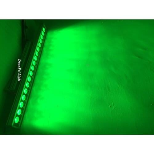 16pieces/lot 18x10w outdoor led rgbw wall washer dmx light ip65 led bar lamp lyre rgbw wash led
