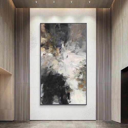 Abstract Black and White Wall Art Canvas Bedroom Decoration Painting Modern Poster Printing Living Corridor Decoration Pictures