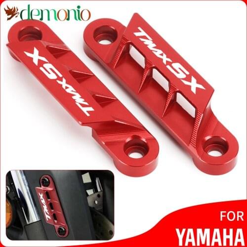 Motorcycle CNC Aluminum Accessories For YAMAHA TMAX 560 TECH MAX 2020 2021 Front Axle Cover Frame Side Plate Decorative TMAX560