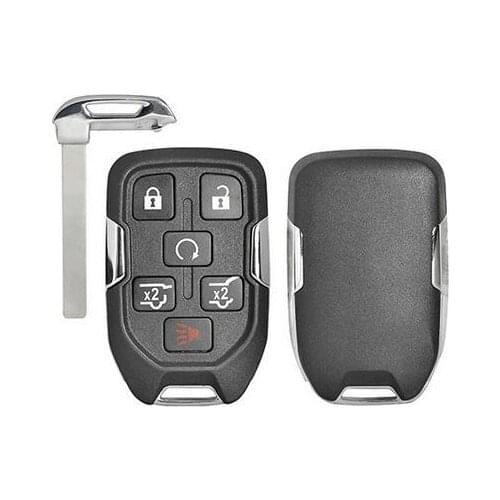 Keyless Entry 5+1 Button Smart Remote Control Key Shell Case For Chevrolet Car Alarm Housing Fob Key Cover