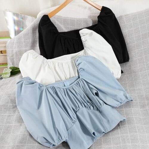 Cheap wholesale 2021 spring summer autumn new fashion casual ladies work women Blouse woman overshirt female OL BVy128