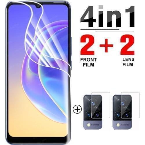 4-in-1 Hydrogel Film for Vivo V21e Screen Protector Protective film For Vivo V21 V 21 e safety not glass