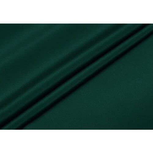 Howmay 100% pure silk fabric crepe de chine 30m/m 45" 130gsm 114cm CDC dark green 53# for sewing dress or DIY handmade