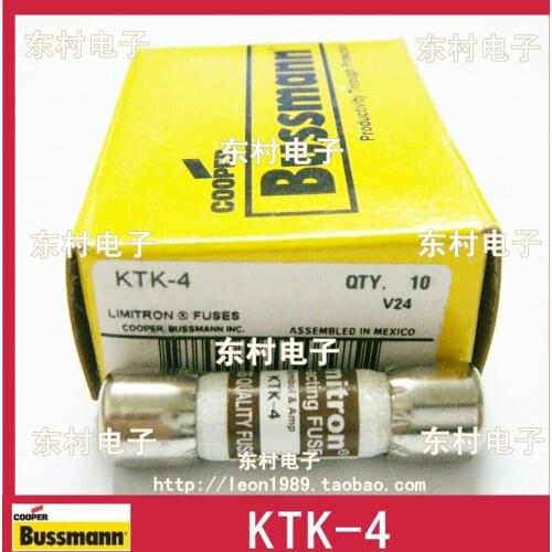 US imports of ceramic fuse BUSSMANN fuse Limitron KTK-4 4A 600V