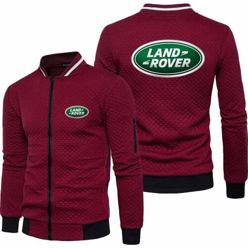 2021 New Mens Land Rover Jacket Spring Autumn Long Sleeve Fashion Sportswear Casual Zipper Hoody Male Sweatshirts