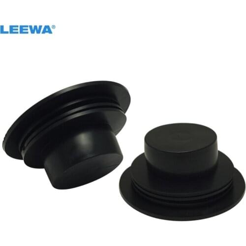 LEEWA 2PCS Universal Car HID LED Headlight Kit Dustproof Cover Rubber Waterproof Sealing Cap Headlamp Covers #CA5576