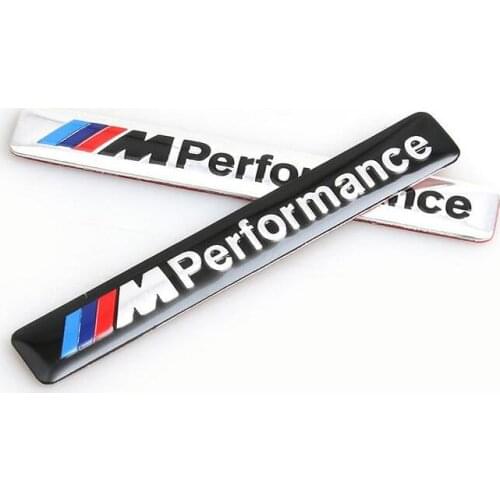 M Performance Motorsport Metal Logo Car Sticker Aluminum Emblem Grill Badge for BMW E34 E36 E39 E53 E60 E90 F10 F30 M3 M5 M6#480
