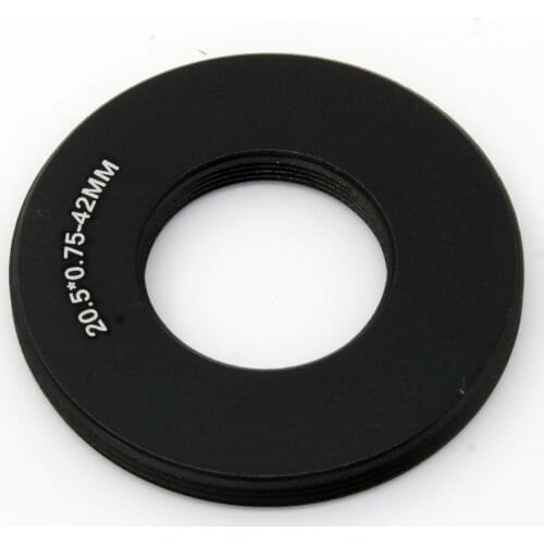 M20.5-M42 Flat Modify Lens Adapter M20.5x0.75 Female To 42mmx1 Male thread Screw