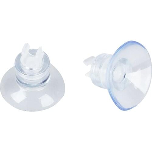 New 10 Pcs Aquarium Clear Suction Cup Airline Tube Holders Clips Clamps