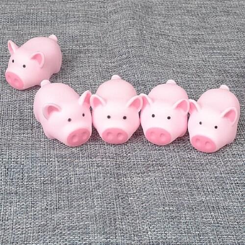 Wholesale Squishy Pack Cute Pig Mini Anti Stress Squishy Lovely Cartoon Pink Super Mini Pig Screaming Soft Toy