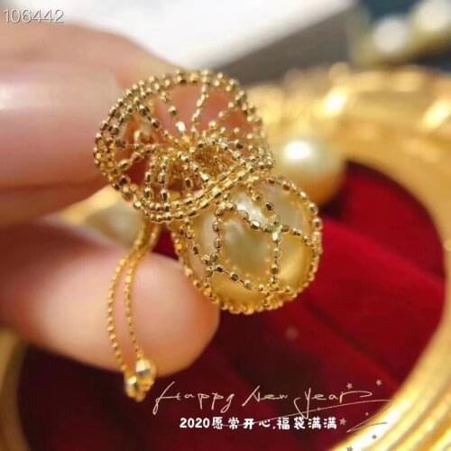 Gift Bag Design 925 Sterling Silver Pendant Base Settings Mountings Findings Parts for Pearl Crystal Jade Agate 5pcs/lot