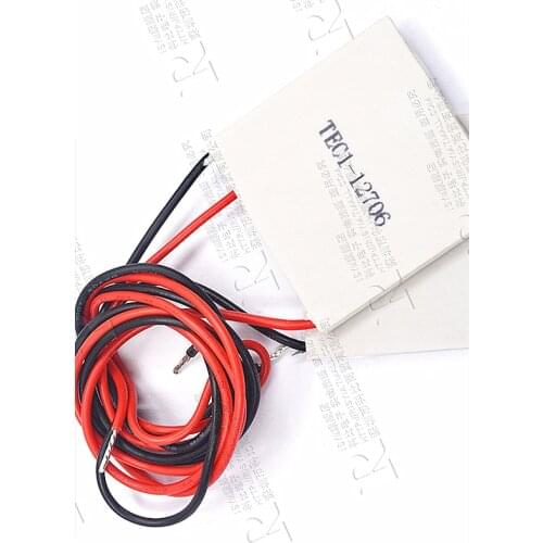 Semiconductor Refrigeration Sheet TEC1-12706 40x40MM Water Dispenser Car Refrigerator 62-63 Degree Temperature Difference