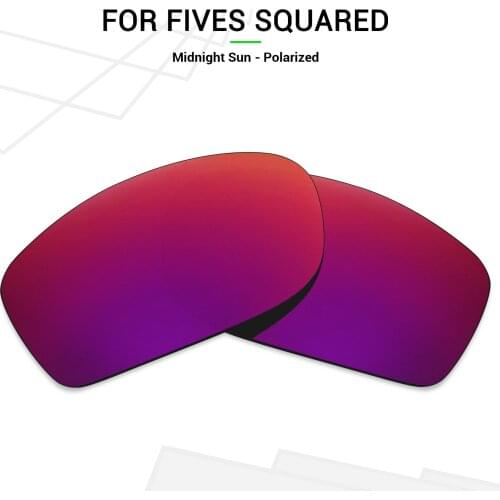 Mryok POLARIZED Replacement Lenses for Oakley Fives Squared Sunglasses Midnight Sun