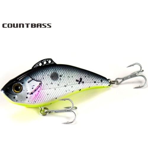 70mm 19.2g Countbass Vibration Bait Sinking Fishing Lure for Saltwater Anglers Lure Lipless Crankbait Hard Bait Wobbler Leurre