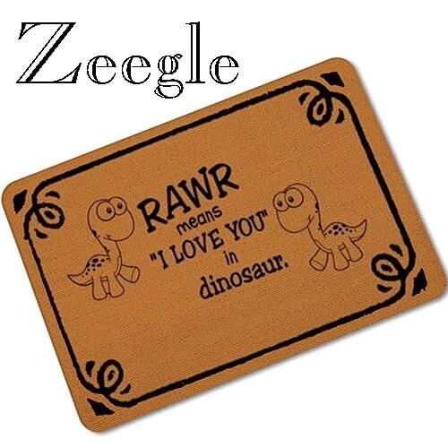 Creativity Printed Rubber Floor Mat Anti-slip Door Mat Welcome Doormat Entrance Mat Hallway Area Rug Funny Custom Front Door Mat