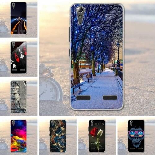 Phone Case for Lenovo K3 A6000 Cute Cartoon Painted TPU Soft Silicone Cover Shell Animal Scenery Print Case for Lenovo K3 A600