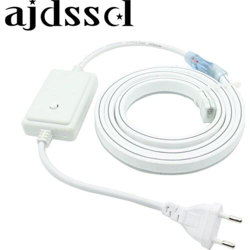 LED Neon RGB led strip light AC220VSMD5050 80led/M Fairy lighting IP67 Waterproof with EU plug, controller Outdoor decoration