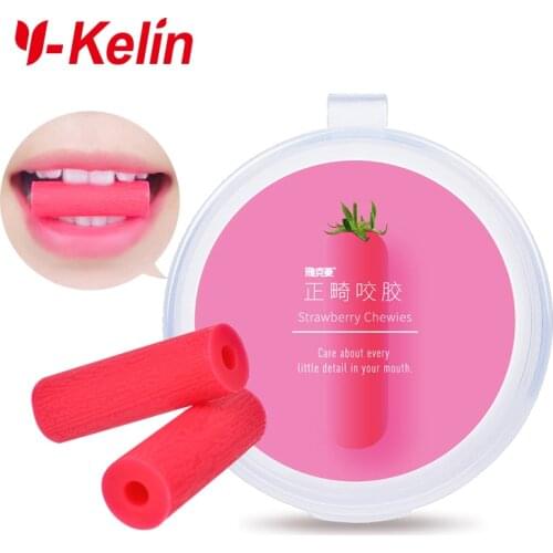 Y-Kelin Aligner Chewies 2 pcs/box invisible retainer seater Orthodontic Silicone Stick perfect smile 5 colors option