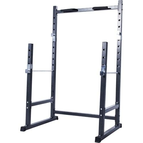 D-50 Weight Bench Half Frame Squat Barbell Rack Indoor Fitness Pull Up Weightlifting Bed Bench Press Frame Barbell Lifting Bench