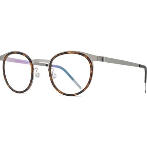 Vintage Round Readers Glasses Frame Unisex Progressive Multifocus Optical Eyewear Anti-fatigue Reading Eyeglasses Spectacles