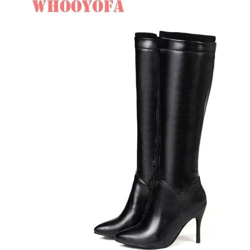 WHOOYOFA Women's High Boots