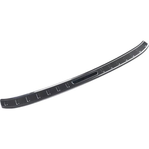 Carbon Fiber Tail Trunk Gate Rear Door Bumper Sill Plate Protector Cover Trim Fit For BMW 3 Series G20 2019 2020