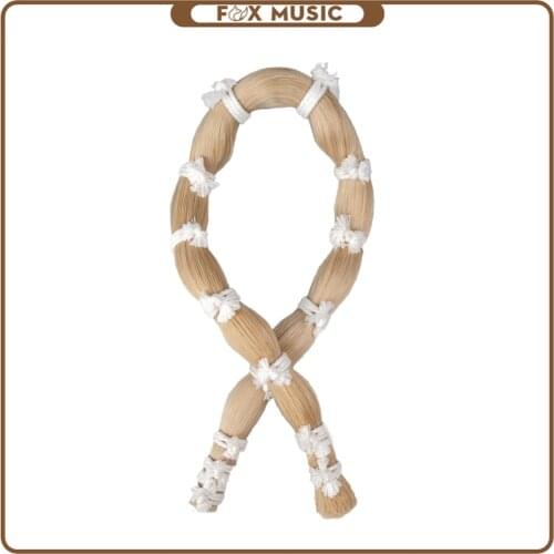 2PC 250g Horse Tail Hair Black Violin Bow Parts Horse Hair For Violin Players