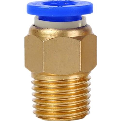 10pcs/lot M12 Pneumatic connector PC8-M12 PC10-M12 PC12-M12 M12*1.75mm Trachea quick-release straight through J-head feed