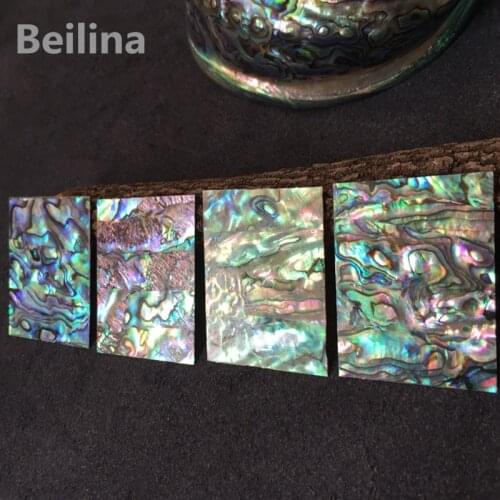 5pcs DIY 4.5cm/4cm/0.5mm New Zealand abalone shell sheet for musical instrument accessories and home crafts decoration materials
