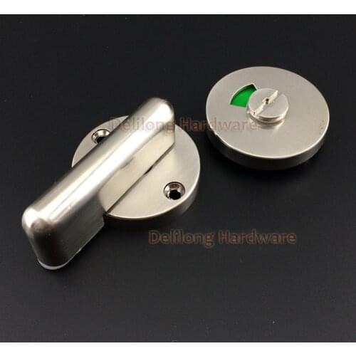 Public toilet partition hardware accessories / stainless steel toilet with or without indication door lock