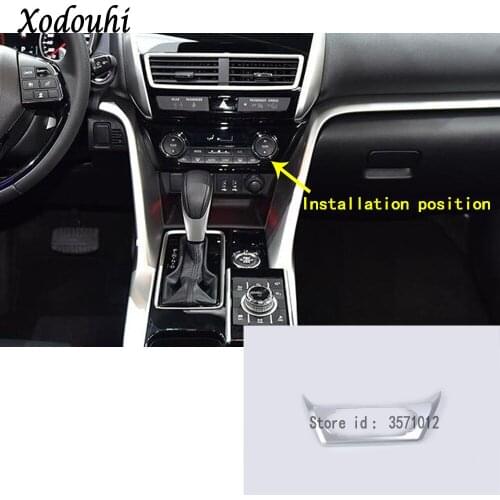 For Mitsubishi Eclipse Cross 2017 2018 2019 2020 Car Inner Trim Frame Stick Conditioning Middle Air Condition Switch Outlet Vent