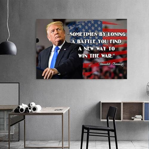 Trump Poster Donald Trump American President Star Study Living Room Hanging Painting Election Poster Room Decor Aesthetic