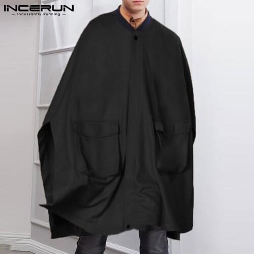 INCERUN Men's Trench Coats
