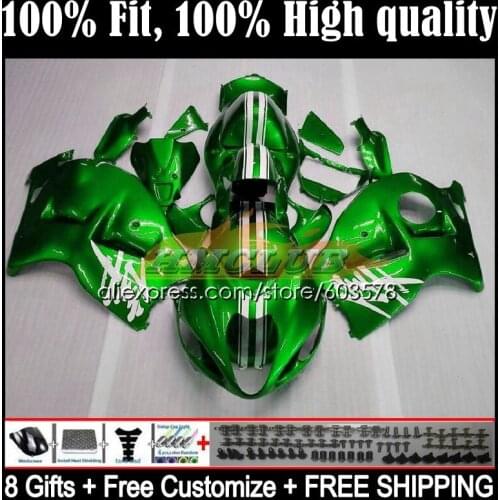Injection For SUZUKI Hayabusa GSXR1300 96 97 98 99 00 01 20CL.15 GSXR 1300 CC 2002 2003 2004 2005 2006 2007 Fairing Pearl green