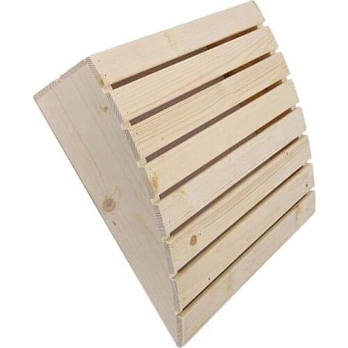 Quality Sauna Wooden Headrest Pillow Creative Head Support Steam Room Supplies Household Bathroom Accessories