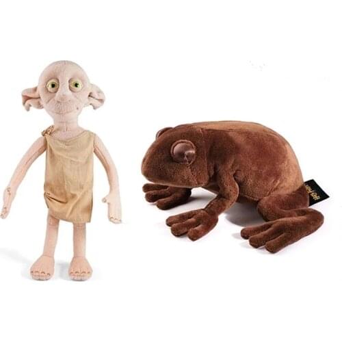 Movie Cartoon Chocolate Frog Collector And Dobby Plush Toy Stuffed Dolls Limited Edition Collectible Model