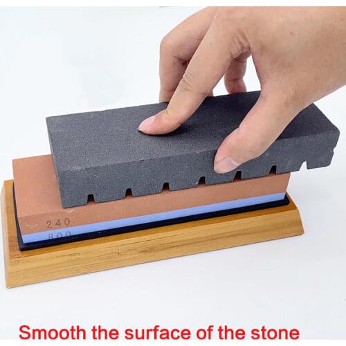 320# Correction Stone sharpening warter whetstone repair stone Accessories tools kitchen bar knife sharper Horizontal stripes