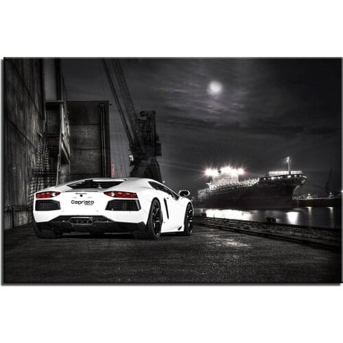 Lambo Aventador Supercar Poster Popular Art Modern Print Posters Canvas Painting Wall Pictures For Living Room Home Decor