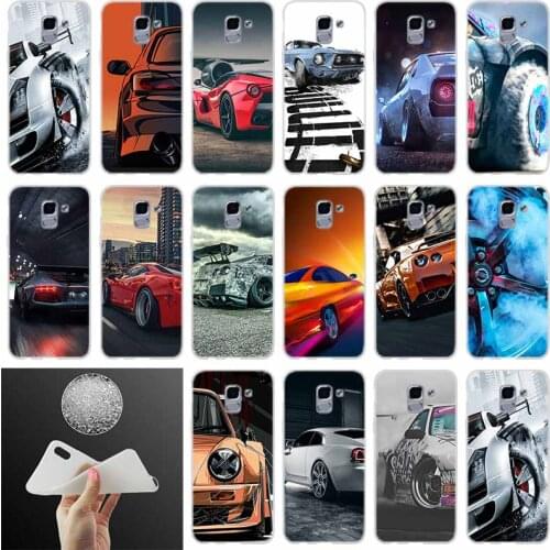 Soft Phone case Cover Car Speed Yokohama drift FOR Coque Samsung Galaxy J6 J4 J8 J7 2018 Plus J3 J5 J7 Prime Pro 2017 2016 Casse